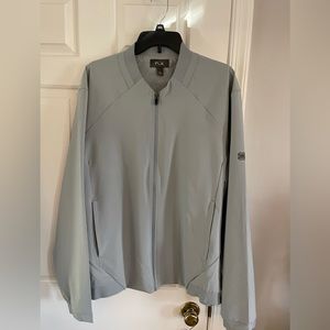 NWT Men’s FLX Jacket  - Light  Gray -  Water Repellent Sz XXL